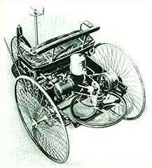 Benz - Tricycle motoris de Benz (1876)